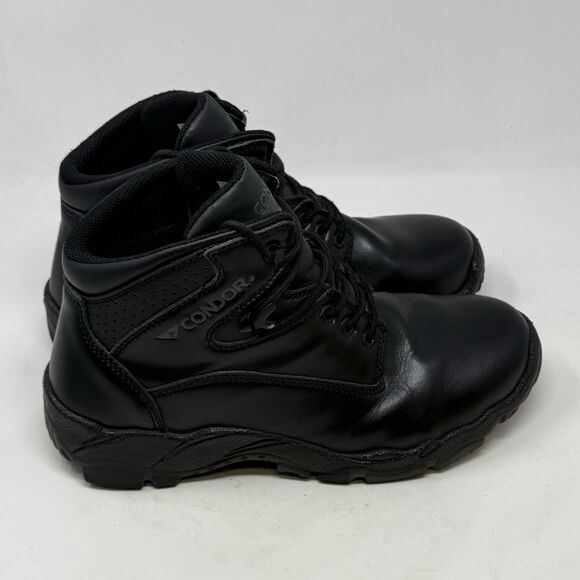 Condor Idaho 6” Steel Toe Tactical Work Boots Mens 12 Black Leather Lace Up - Picture 1 of 16